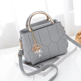 Embroidery Thread Twins Casual Messenger Bag Shoulder Bag Pendant