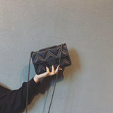 High-Quality Niche Bag Women's Metal Chain Square Bag