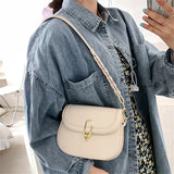 Texture Net Red Cross-Body Small Bag Western Wild Saddle Bag
