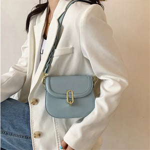 Texture Net Red Cross-Body Small Bag Western Wild Saddle Bag