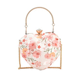 Lace Handbag Chain Wild Flowers Love Messenger Bag