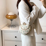Lace Handbag Chain Wild Flowers Love Messenger Bag