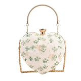 Lace Handbag Chain Wild Flowers Love Messenger Bag