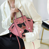 High Women's Leather Handbag Bonded Bag 2021