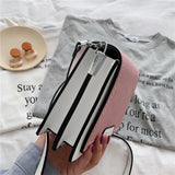 Women's PU Messenger Bag Chain Shopping Small Square Bag