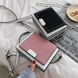 Women's PU Messenger Bag Chain Shopping Small Square Bag