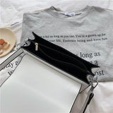 Women's PU Messenger Bag Chain Shopping Small Square Bag