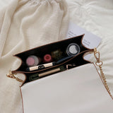 Women's Rivet Messenger Bag Waterproof Chain Handbag
