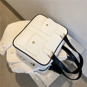 Women Shoulder Bag Large Capacity Hand Carry Student Commuter Bag