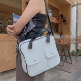 Women Shoulder Bag Large Capacity Hand Carry Student Commuter Bag