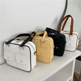 Women Shoulder Bag Large Capacity Hand Carry Student Commuter Bag