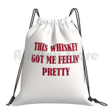 Higher Lyrics Drawstring Backpack Gym Bag Unisex
