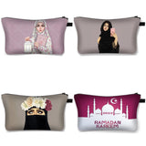 Hijab Muslim Girl Makeup Bag Organizer