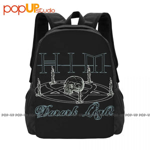 H.I.M. Candles Dark Light Heartagram Backpack Multi-function