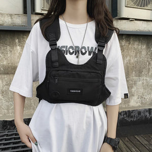 Men Chest Vest Bag Tactical Streetwear