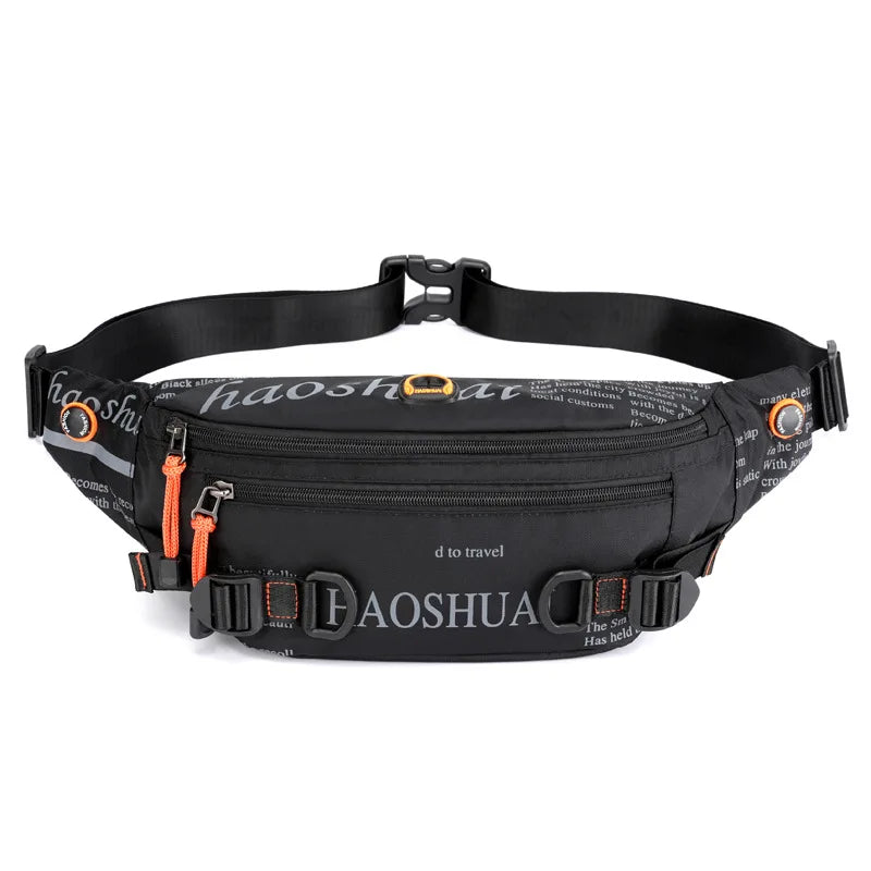 Hip Hop Bum Bags Men's Fanny Pack Street Chest Crossbody Bag