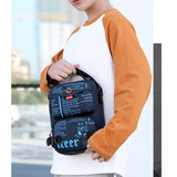 Hip Hop Chest Bag Men Backpack Sports Travel Pouch Waterproof Phone Pouch