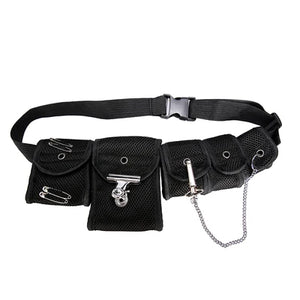 Hip Hop Chest Bag Unisex Streetwear Chest Rig Fanny Pack Multi-pocket
