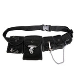 Hip Hop Chest Bag Unisex Streetwear Chest Rig Fanny Pack Multi-pocket