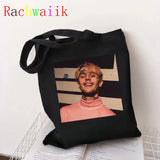 Hip Hop Lil Peep Canvas Bag Harajuku Shopper Tote Eco Shoulder Y2k