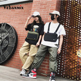 Punk Style Tactical Chest Rig Bag Hip Hop Streetwear Men Messenger Shoulder Bags