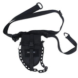 Hip Hop Tactical Chest Rig Bag With Chain Mens Techwear Detachable Waist Bag