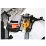 Hip Hop Tactical Vest Multifunction Chest Bag Reflective Shoulder Strap Nylon