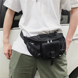Hip Hop Techwear Crossbody Bags Men Women Motorcycle Tactical Chest Bag