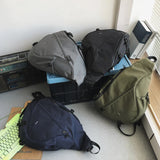 Hip-Hop Messenger Bag Men's Large-Capacity Japanese Street Style