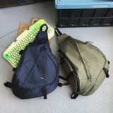 Hip-Hop Tooling Messenger Bag Large-Capacity Street Sports Chest Bag