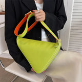 Hip Hop Triangular Shoulder Bag Tote for Women