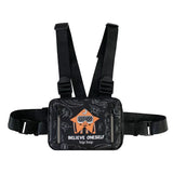 Graffiti Tactical Chest Pack Women Men Waist Belt Bag