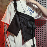 Hip-hop Streetwear Tactical Chest Bag Men Waist Pack