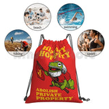 Abolish Private Backpack Drawstring Bag Waterproof Gym Bag