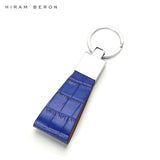 Italian Cow Leather Croco Key Holder Accessories