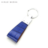 Italian Cow Leather Croco Key Holder Accessories