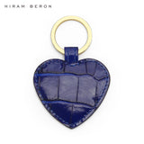 Hiram Beron Heart Shape Leather Key Holder Women Gift