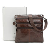 Leather Business Bag for Men, Shoulder & Inclined Shoulder Bag