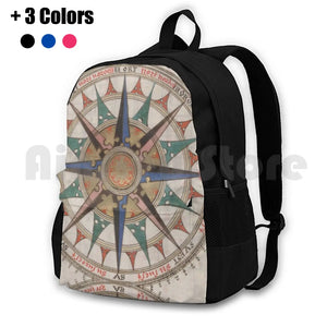 1543 Historical Compass Outdoor Hiking Backpack Riding Climbing Sports Bag