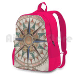 1543 Historical Compass Outdoor Hiking Backpack Riding Climbing Sports Bag