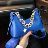 Hit Chains Underarm Bag Women Handbags Brands Shoulder Crossbody Bag Small Soft