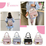 Nylon Large Capacity Backpack for Girls Travel Shopping Bag