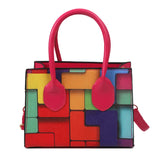 Vintage Small Crossbody Handbag for Women, Top-handle Bag