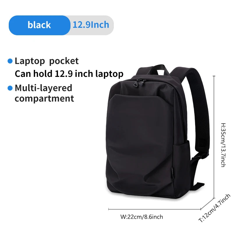 HK Mini Men's Backpack 12.9 Inch iPad Waterproof Lightweight Women School Bags