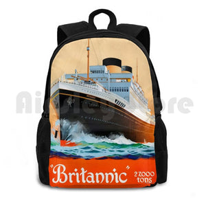 Britannic Outdoor Hiking Backpack Sports Bag Vintage