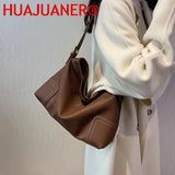 Vintage Leather Hobo Shoulder Crossbody Bag Purse