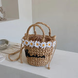 Hobo Women's Straw Beach Tote Bag Woven Bohemian Vacation Handbag