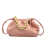 Hobos Crossbody Bag PU Leather Women's Handbag Shoulder Cloudy Bag