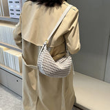 Hobos Women's Leather Crossbody Bag Handbags Ladies Casual Tote Messenger Bag