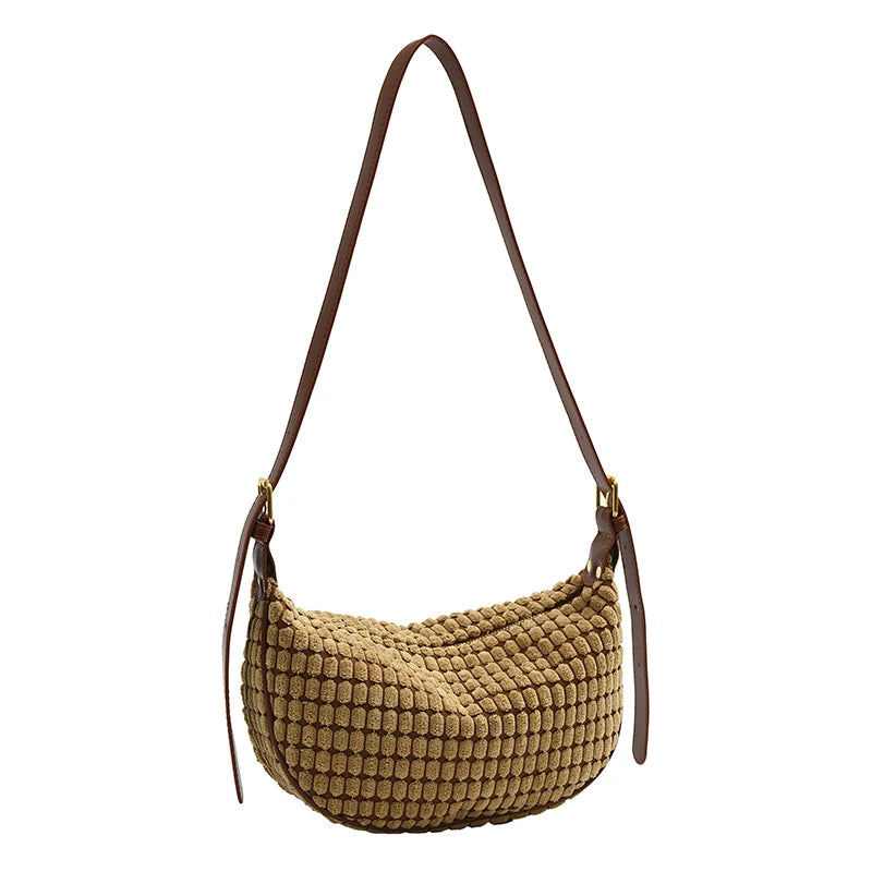 Hobos Women's Leather Crossbody Bag Handbags Ladies Casual Tote Messenger Bag